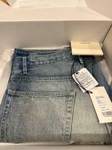 Auralee 25AW 데님 팬츠 size28