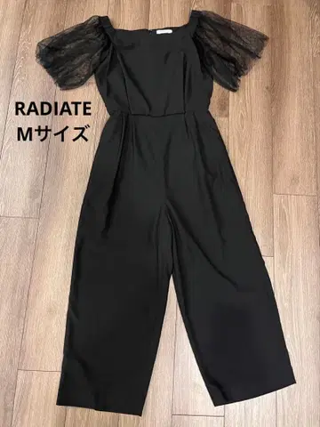 새상품급*RADIATE 레이스 소매 올인원 블랙 깔끔 38 사이즈