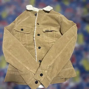 Lee 보아 카라 부착 자켓 베이지