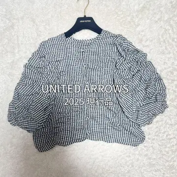 25년 UNITED ARROWS 셔링 2WAY 블라우스 정가 2.3