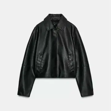 ZARA 자라 인조 가죽 자켓
