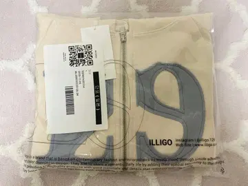 미사용 미개봉 새상품 ILLIGO 로고 패치 집업 후드티
