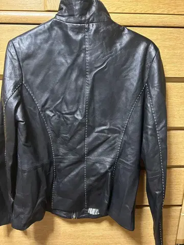 블랙 양가죽 자켓