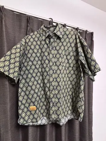 Cheers 페이즐리 무늬 반팔 셔츠 L 사이즈