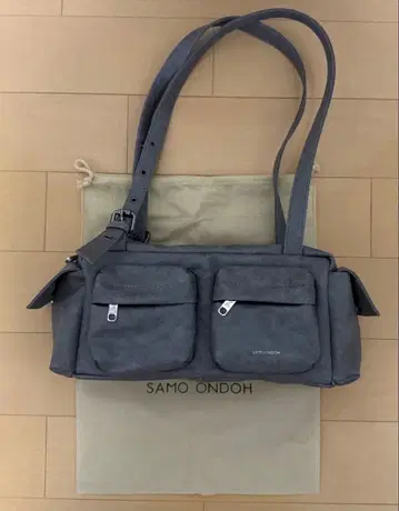 그레이 숄더백 SAMO ONDOH