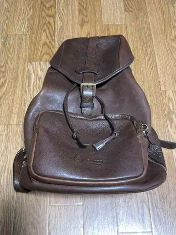 GANZO 간조 7QS-H 가죽 백팩 초코