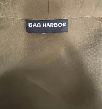 SAG HARBOR 올리브 그린 블레이저