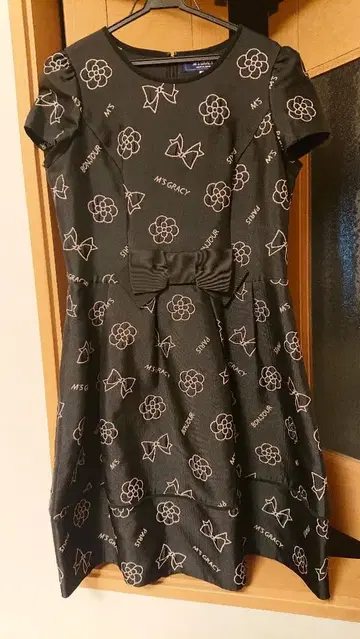 템즈 그레이시 원피스 리본