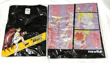 나의 히어로 아카데미아 히로아카 호크스 T셔츠 2세트 (미사용)