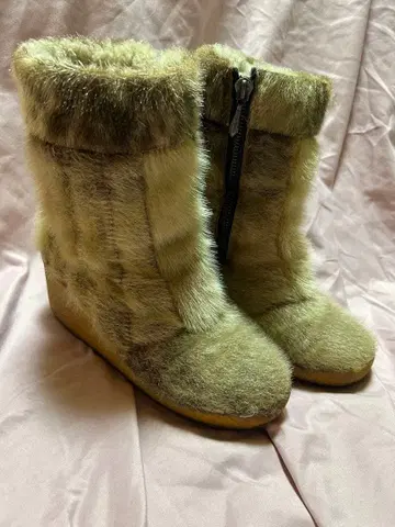 웨지솔 부츠 EU 구제 의류