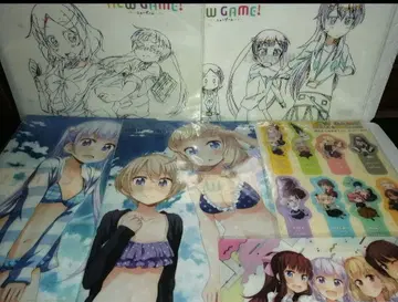 NEW GAME 클리어 파일 등 굿즈 세트 N2