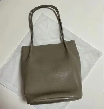 가죽제품 버킷백 그레이