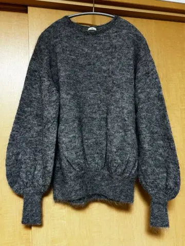 새상품급 IENA 모헤어 니트 그레이