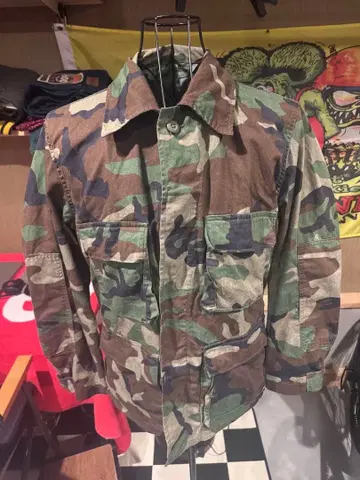 밀리터리 자켓 카모플라쥬