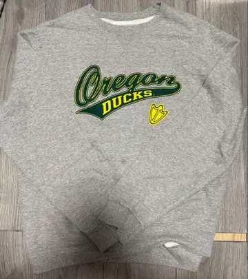 Oregon Ducks 맨투맨 XL 그레이