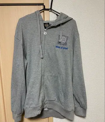 그레이 후드티, 팬츠 셋업 THUG LIFE