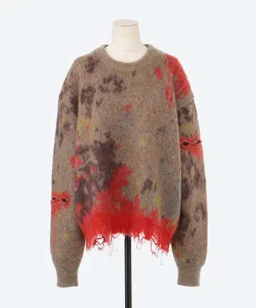 새상품급 doublet zombie worn 니트 pullover 니트