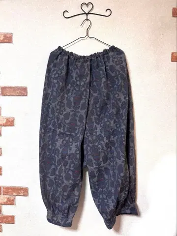 기모노 리메이크 사루엘 팬츠