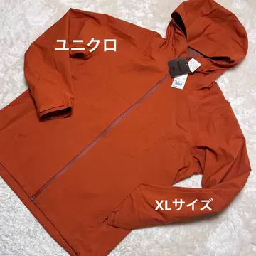 택 포함 미사용품 UNIQLO BLOCKTECH 마운틴 후드티