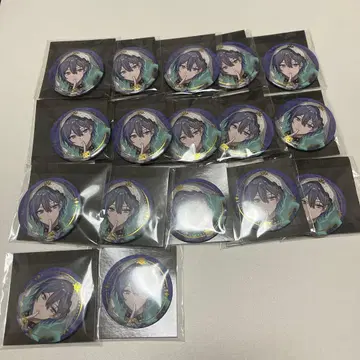 니지산지 코야나기 로우 금박 캔뱃지 할로윈 2024