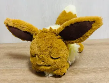 엎드린 이브이 모두 수고했어 봉제 인형 포켓몬 센터 한정판