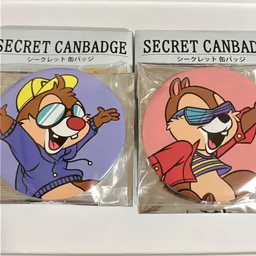 디즈니 시크릿 캔뱃지 칩 앤 데일