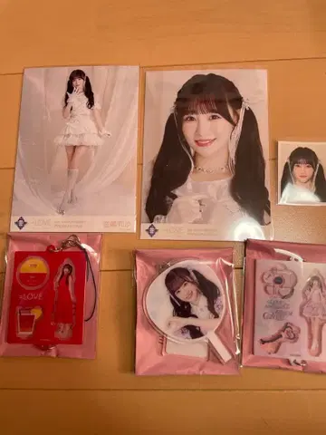 이코러브 미니 복권 캔뱃지 브로마이드 ID 사진 오토시마 리사