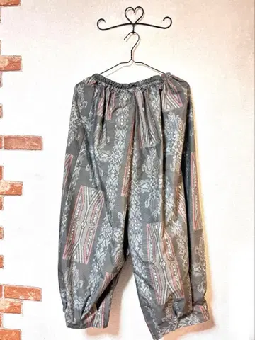 기모노 리메이크 사루엘 팬츠