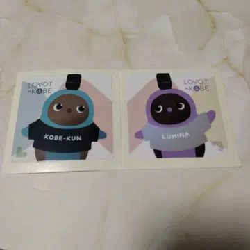 LOVOT 라보 고베 한정판 스티커 2장 세트