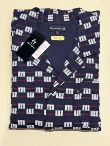 Munsingwear 네이비 긴팔 파자마 M 사이즈