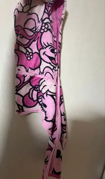 디즈니 후드 부착 타월