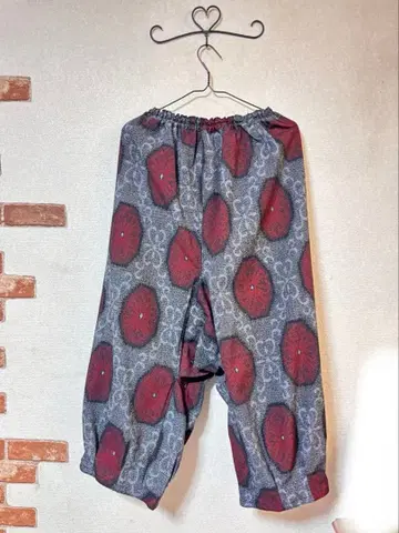 기모노 리메이크 사루엘 팬츠