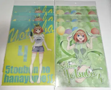 5등분의 신부 나카노 네잎 클리어 파일 6장 세트