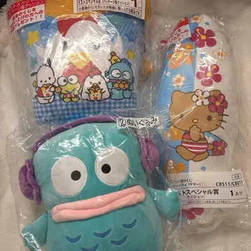 산리오 복권 봉제 인형 3세트 한교동 키티 일광화상