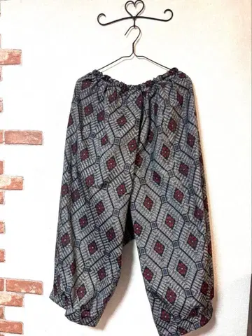 기모노 리메이크 사루엘 팬츠