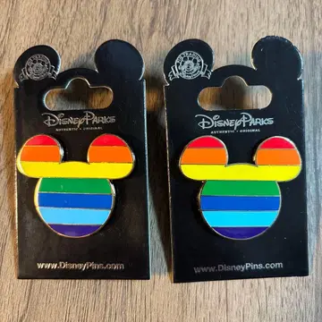 디즈니 파크 미키마우스 핀 배지 세트