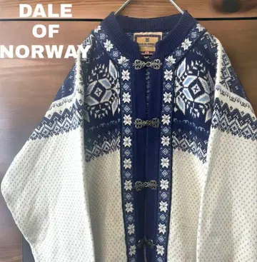 DALE OF NORWAY 메탈 후크 노르딕 니트 티롤리안 S