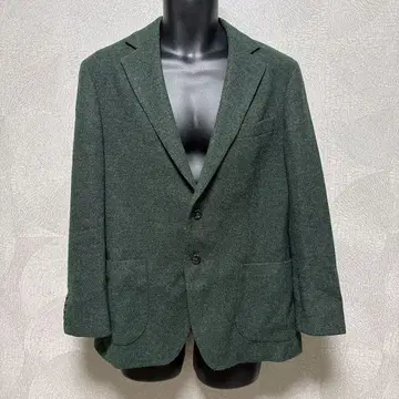 컨디션 최상 고타이리쿠 테일러드 자켓 브리티시 트위드 그린 L