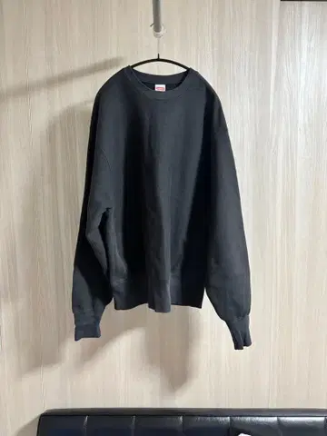 Healthknit 블랙 맨투맨 L