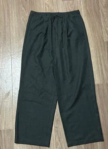 다크 그레이 와이드 팬츠 L 사이즈