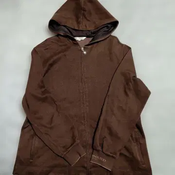 레오나르 스포츠 후드티 브라운