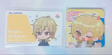 앙스타 히카제 카오루 캔뱃지 카드 2개 세트
