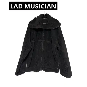 LAD MUSICIAN 보아 플리스 자켓 46 블랙