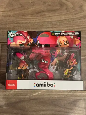 amiibo 트리플 세트 문어걸 문어 문어보이 스프라툰