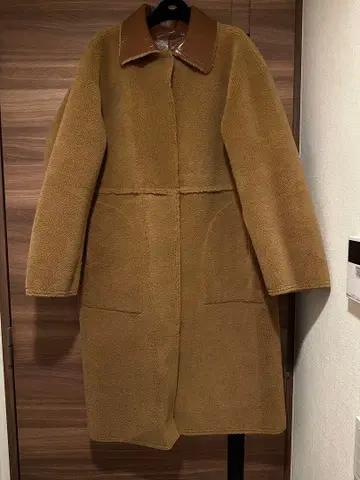 르쉘 블루 보아 코트