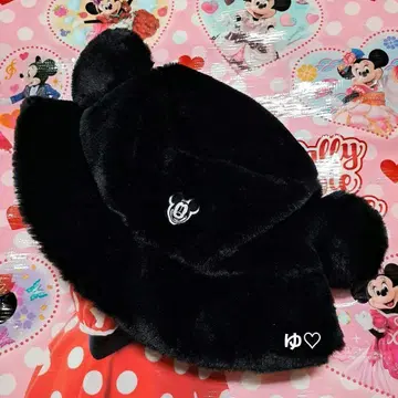 디즈니 미키 버킷햇 모자 버킷햇 퍼 블랙 58cm