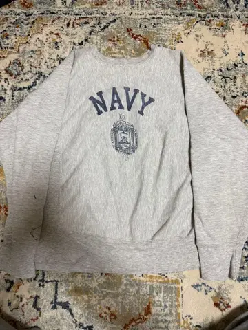 90s Champion reverse weave us.navy 칠해진