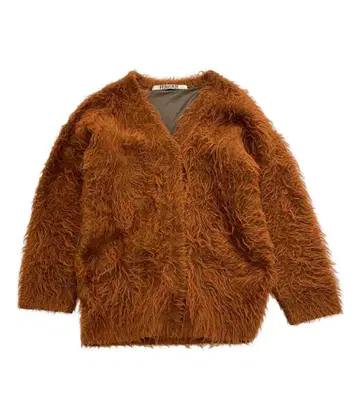 perverze Wave Crash Knit Midi Cardigan