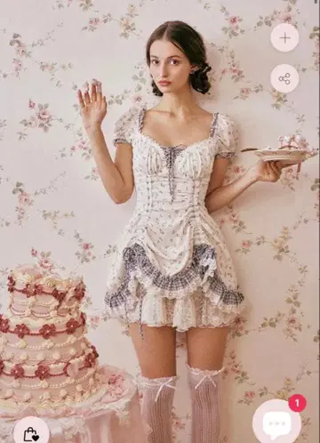 Lacemade 레이스 메이드 미니 드레스