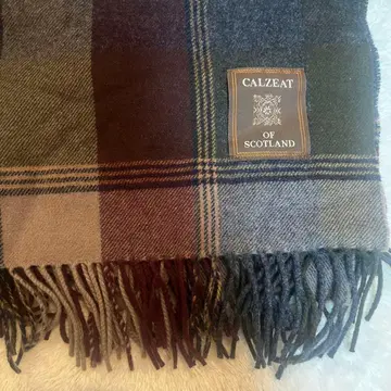 체크 무늬 스톨